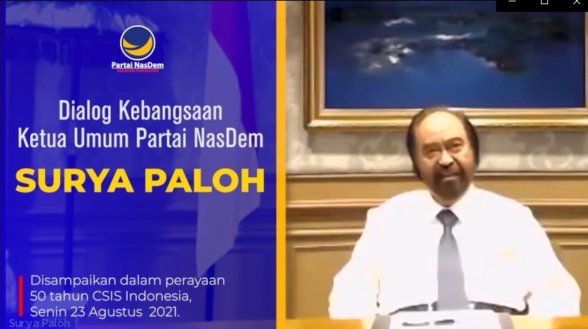 Dialog Kebangsaan Surya Paloh dalam 50 th CSIS
